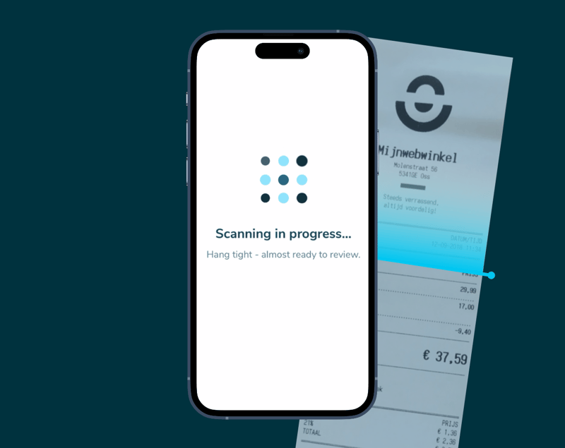 AI Scanning receipt