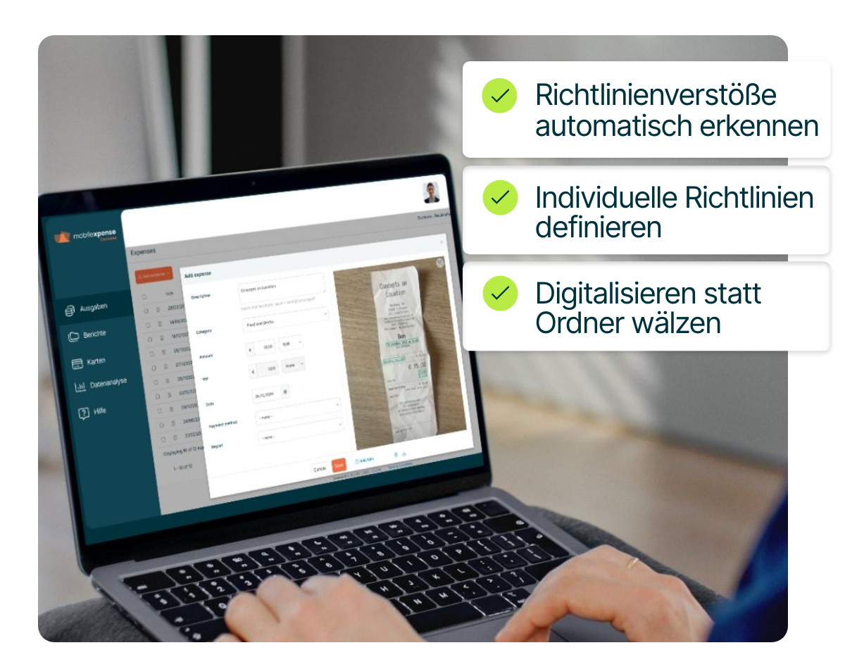 Die Dreimonatsfrist beim Verpflegungsmehrausfwand automatisiert einhalten mit Mobilexpense