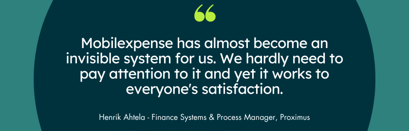 Proximus-expense-management