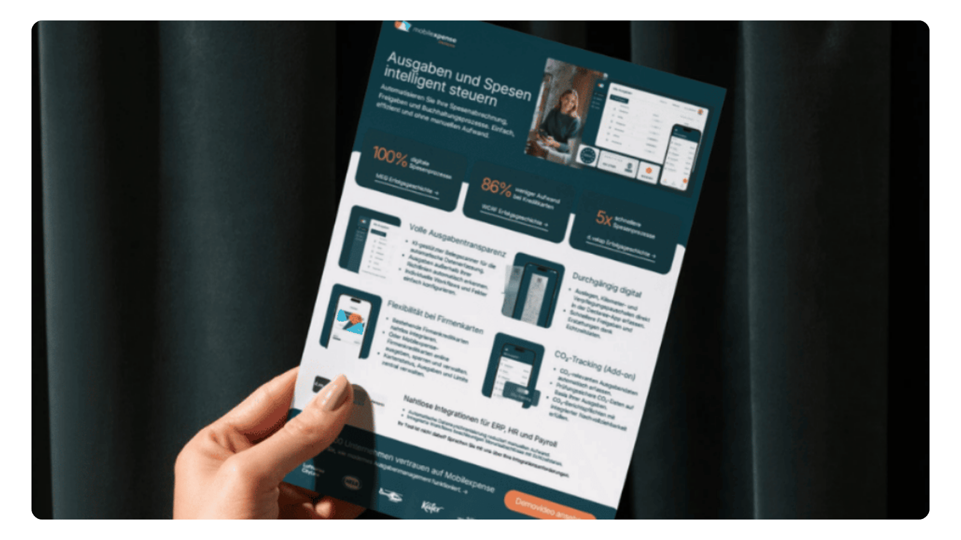 DE Declaree one-pager listing mockup