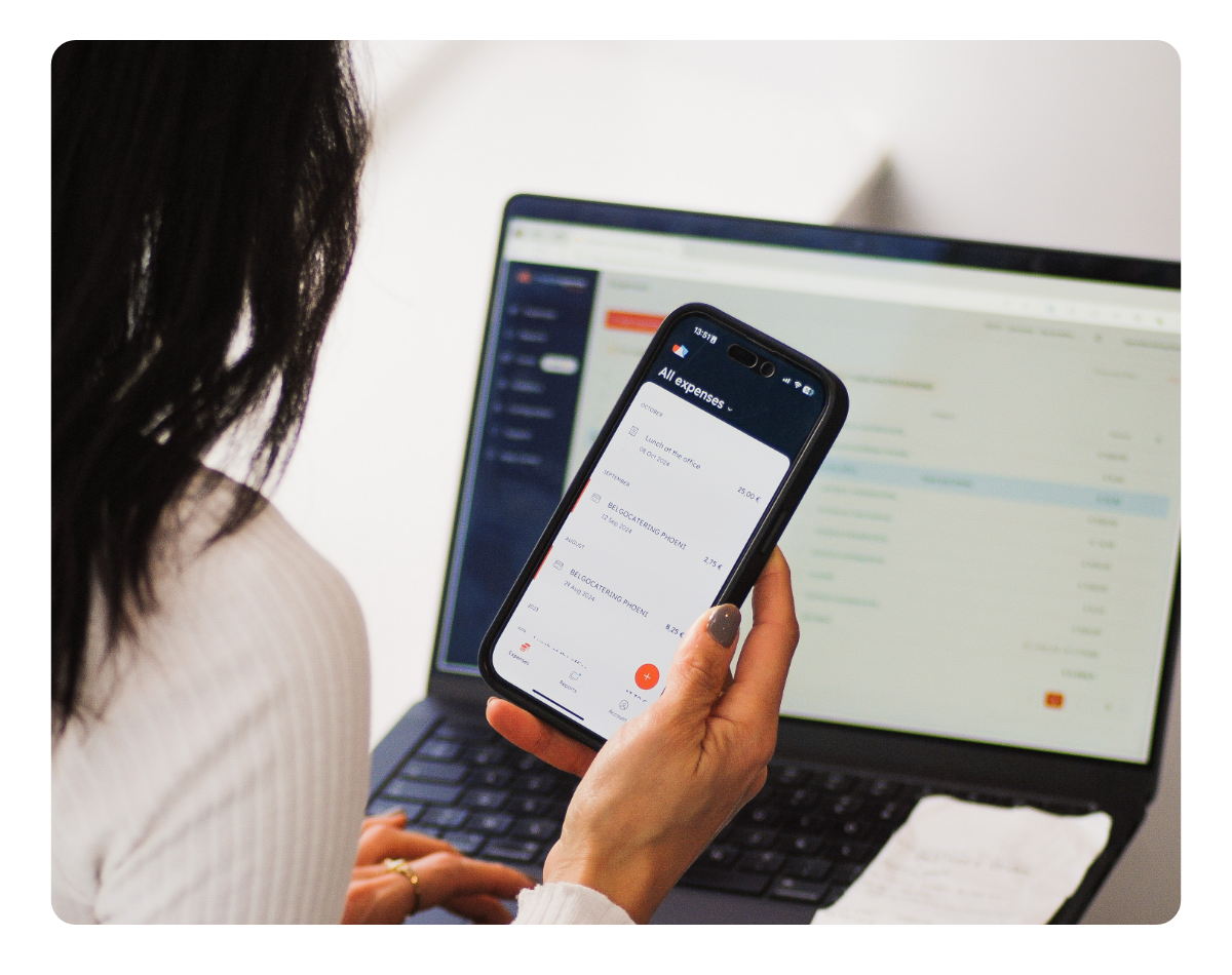 finance manager approving employee expenses
