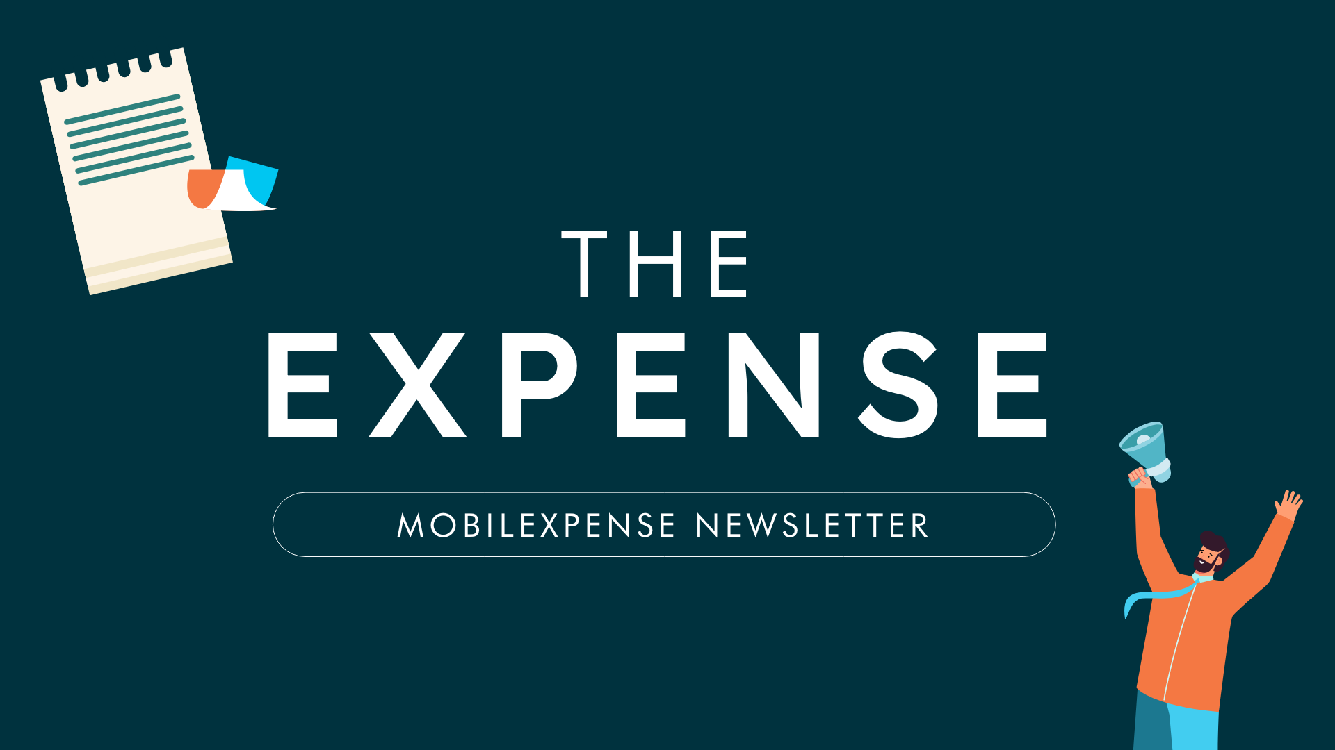 Grafik für den monatlichen Newsletter von Mobilexpense