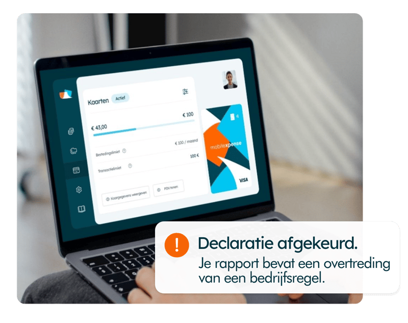 Onkostenkaarten voor medewerkers
