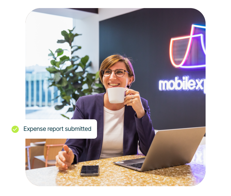 employee submitting an expense report