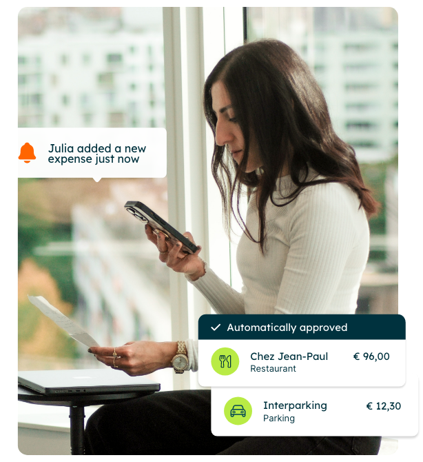 scan receipts with an expense management app 