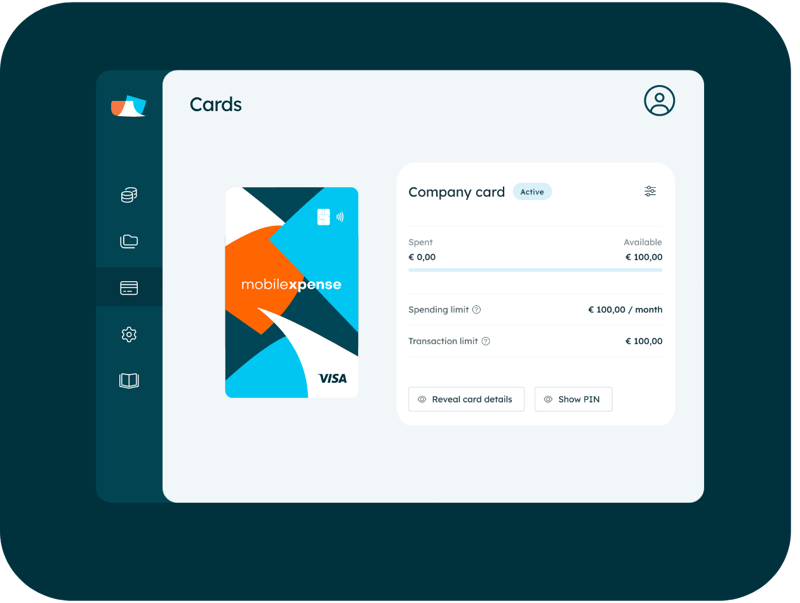 How Mobilexpense company card works
