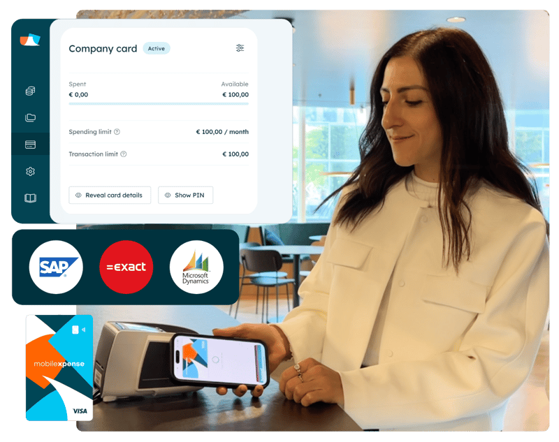 employee using the Mobilexpense credit card