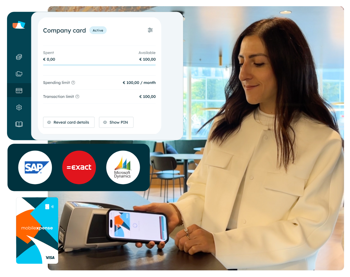 employee using the Mobilexpense credit card