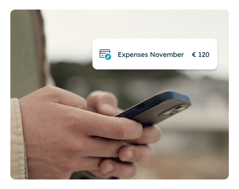 expense report on mobile app