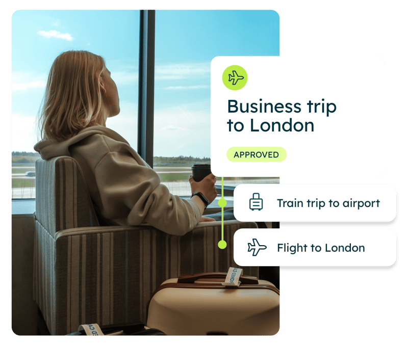 Easily book your business travel within Mobilexpense