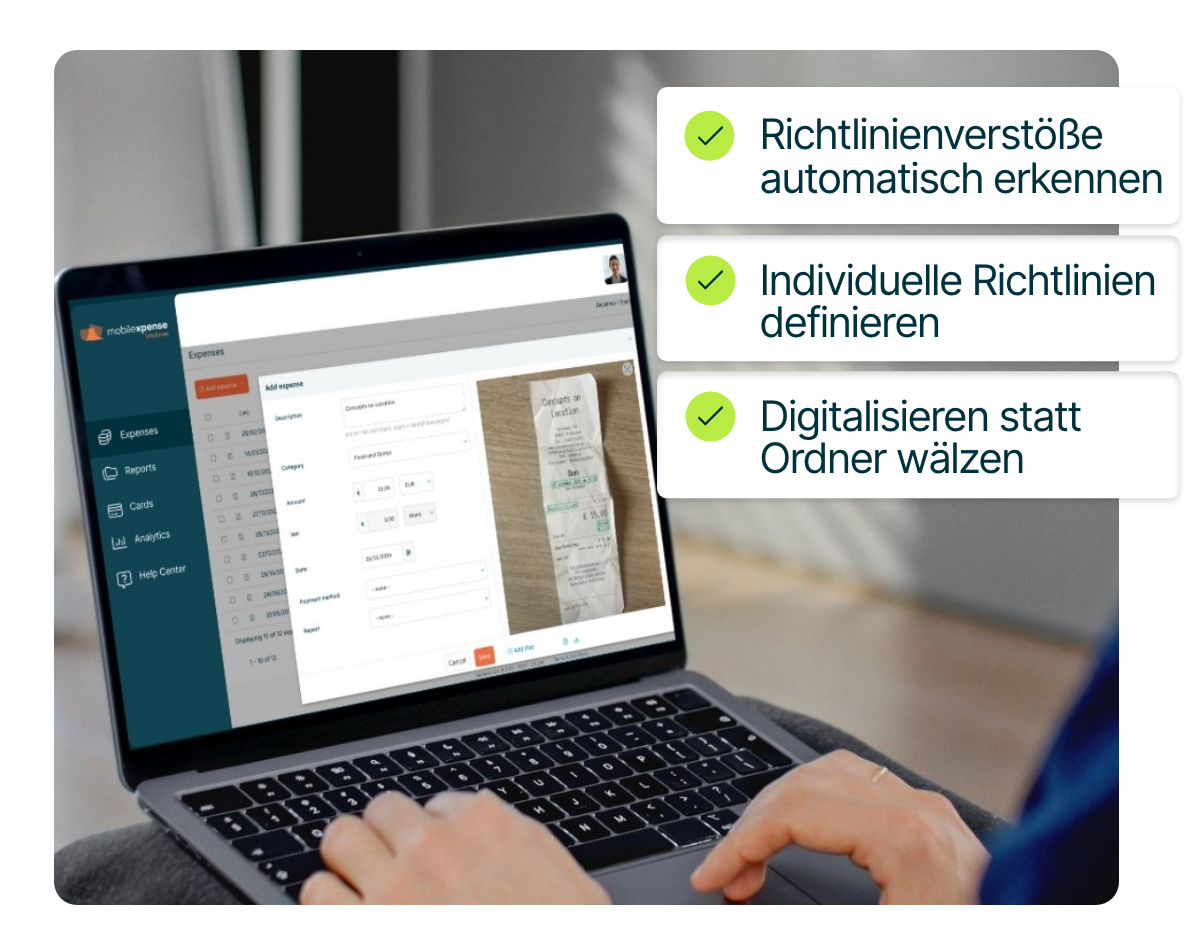 Richtlinienverstöße automatisch erkennen mit automatisiertem Ausgabenmanagement